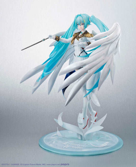 Mobile Suit Gundam x Hatsune Miku Lucrea PVC Statue Hatsune Miku x Wing Gundam Zero EW 45th Anniversary 27 cm Image 2