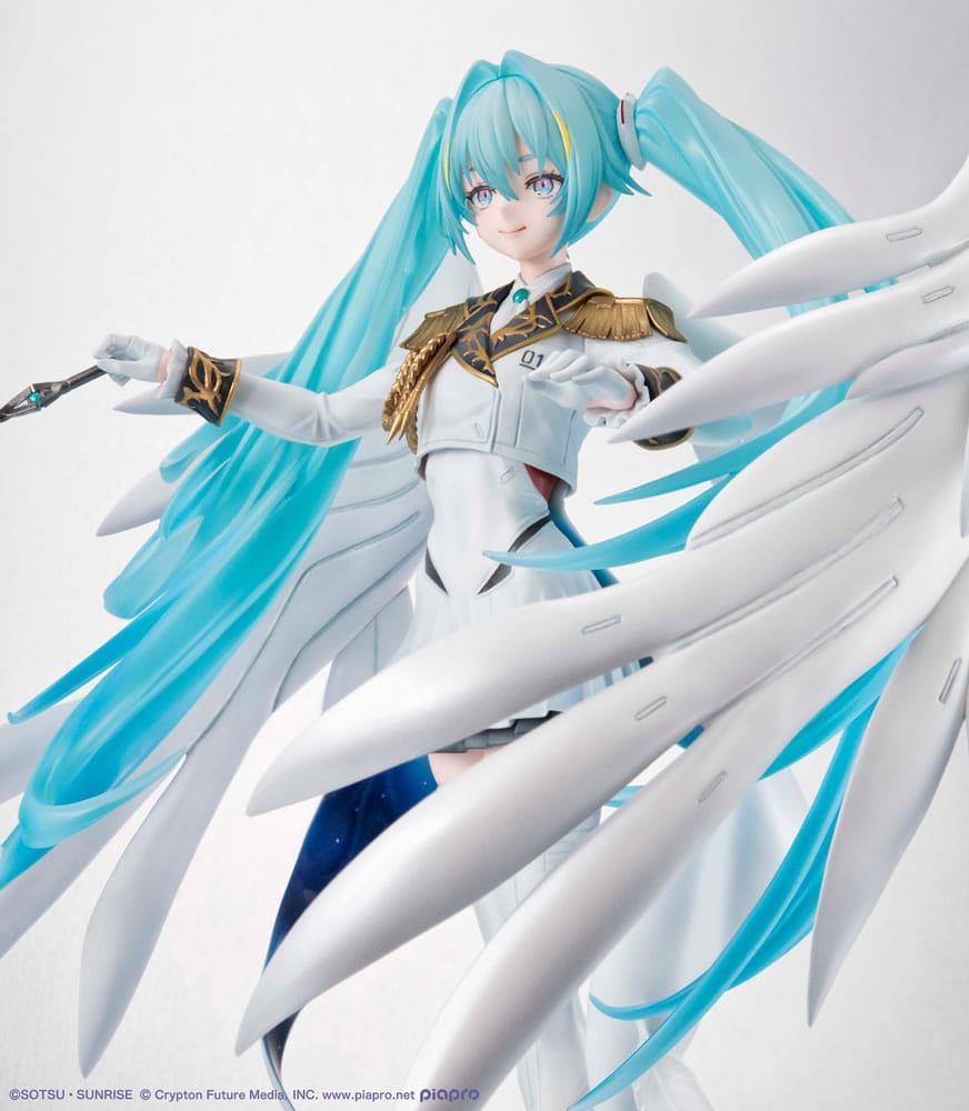 Mobile Suit Gundam x Hatsune Miku Lucrea PVC Statue Hatsune Miku x Wing Gundam Zero EW 45th Anniversary 27 cm Image 7