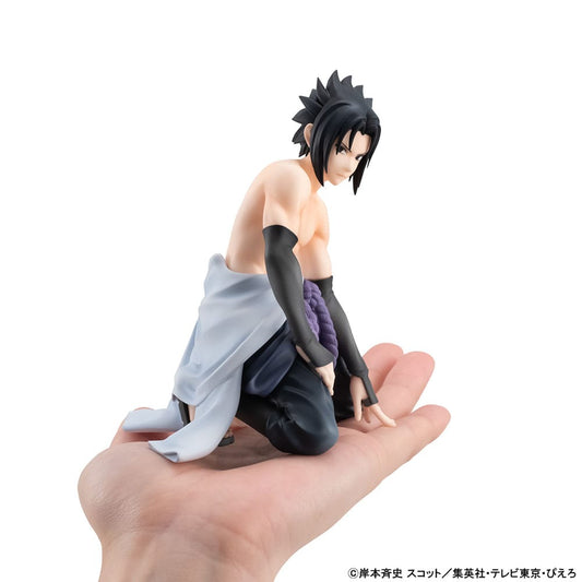Naruto Shippuden G.E.M. Serie PVC Statue Sasuke Palm Size 12 cm Image 2