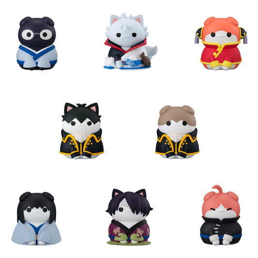 Gintama Mega Cat Project Nyantama Go Meow-Meow Edition! Sammelfiguren 3 cm Sortiment (8) Image 1