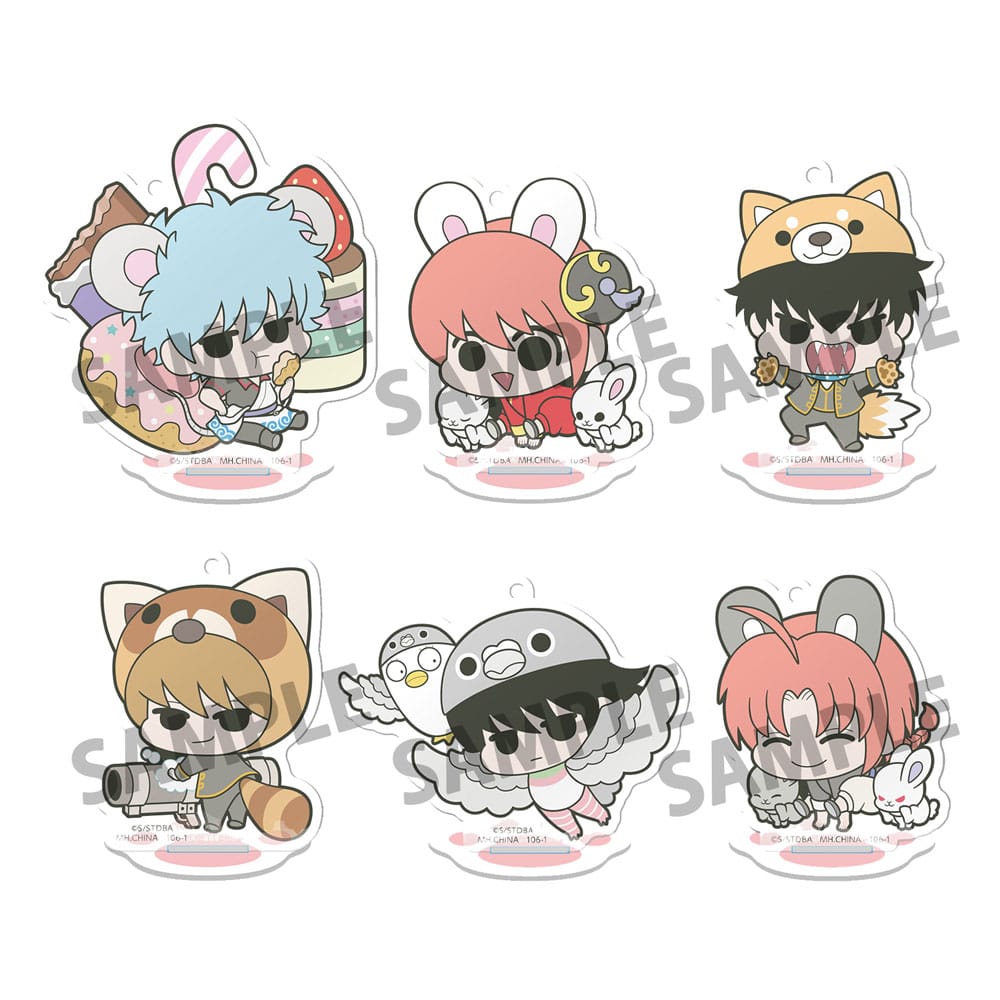 Gintama Acryl Figuren Prince Hata & Animal Paradise 6 cm Display (6) Image 1