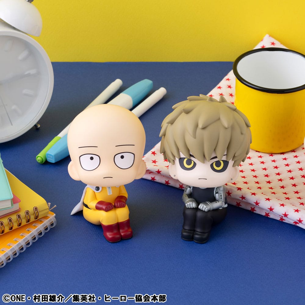 One Punch Man Look Up PVC Statue Saitama & Genos 11 cm (with gift) Image 1