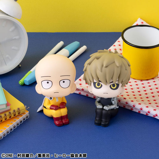 One Punch Man Look Up PVC Statue Saitama & Genos 11 cm (with gift) Image 1