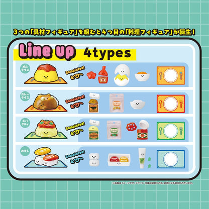 Recipeeez Sammelfiguren Menu 01 3 cm Sortiment (4) Image 1