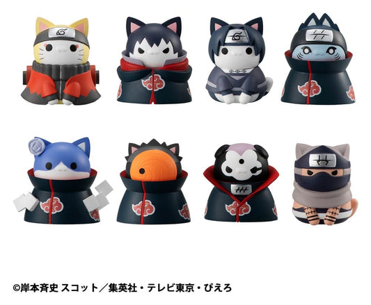 Naruto Shippuden Mega Cat Project Sammelfiguren Defense Battle of Village of Konoha! 3 cm Nyaruto! Blind Box Sortiment (8) (re-run) Image 1