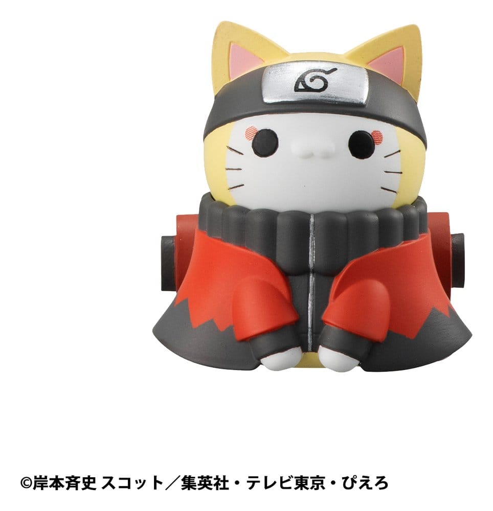 Naruto Shippuden Mega Cat Project Sammelfiguren Defense Battle of Village of Konoha! 3 cm Nyaruto! Blind Box Sortiment (8) (re-run) Image 2