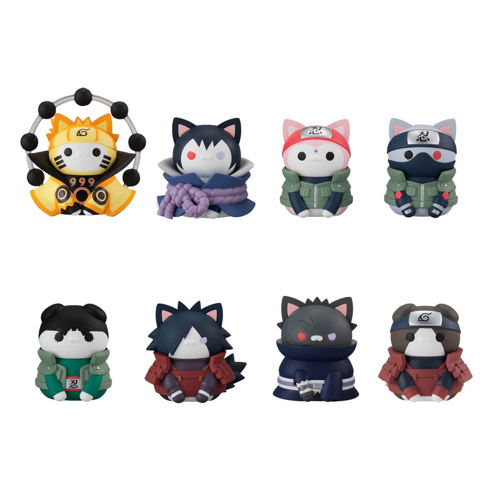 Naruto Shippuden Mega Cat Project Sammelfiguren 3 cm Nyaruto! Last Battle Ver. Blind Box Sortiment (8) Image 1