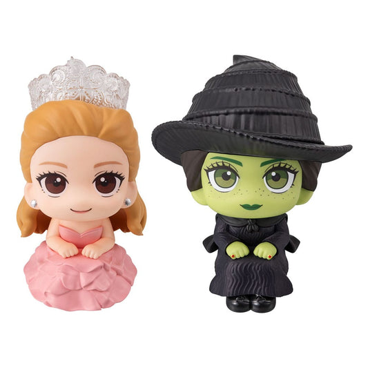 Wicked Look Up PVC Statuen Elphaba & Glinda (with gift) 11 cm Image 1