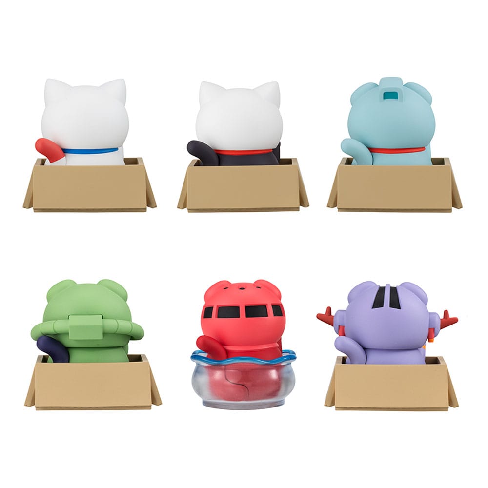 Mobile Suit Gundam Mega Cat Project Sammelfiguren Cats Luckycat 6 cm Blind Box Sortiment (6) (with gift) Image 10