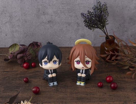 Chainsaw Man The Movie: Reze Arc Look Up PVC Statue Aki Hayakawa Smile Ver. & Angel Devil Set (with gift) 11 cm Image 1