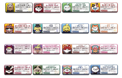 One Piece Mega Cat Project Metallabzeichen NyanPieceNyan! Name Collection 8 cm Blind Box Display (16) (Repeat) Image 1