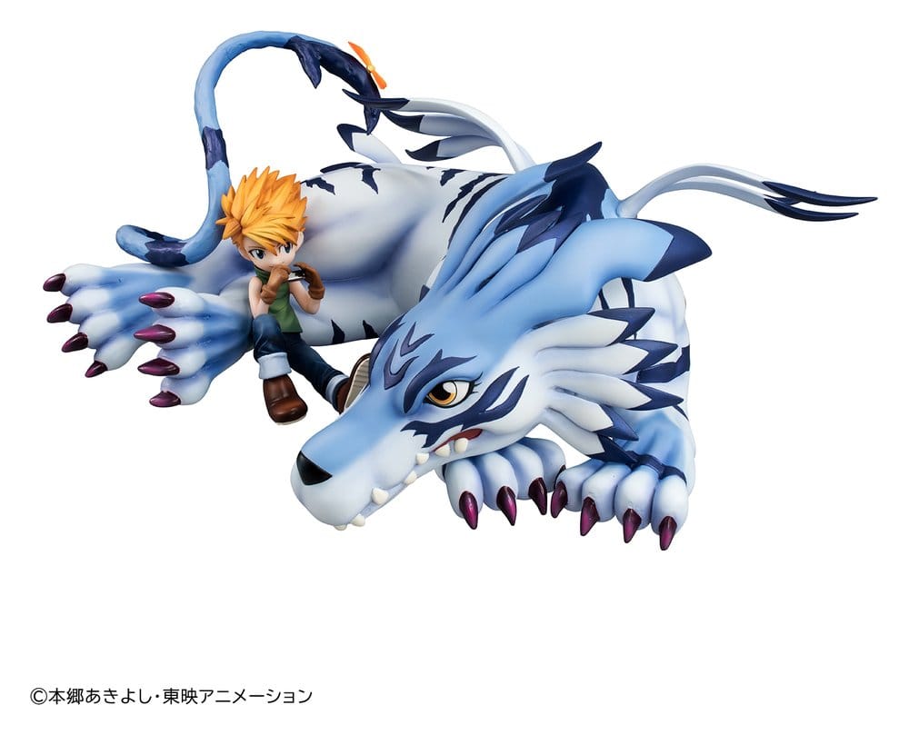 Digimon Adventure G.E.M. Series PVC Figur Garurumon & Ishida Yamato 25 cm (Repeat) Image 1