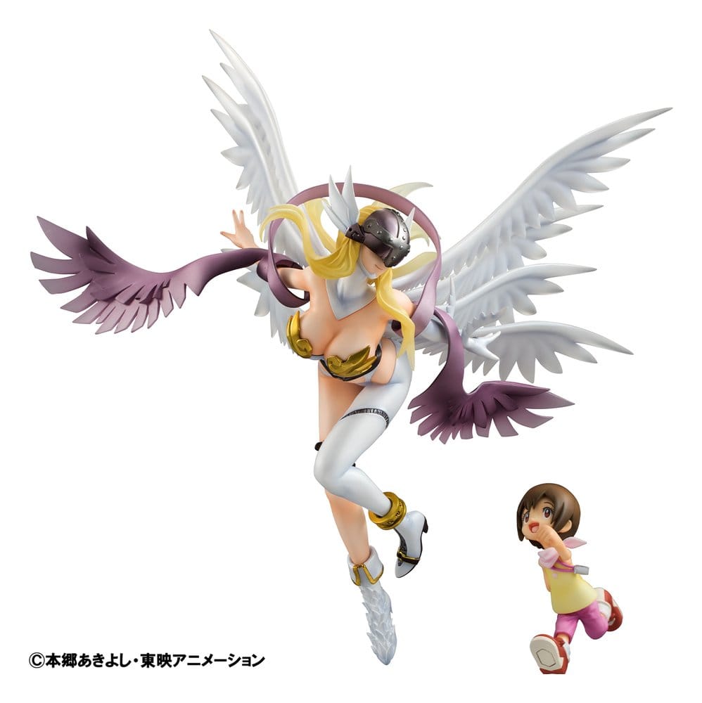 Digimon Adventure Precious G.E.M. Serie PVC Statue Angewomon & Hikari Yagami 22 cm Image 6
