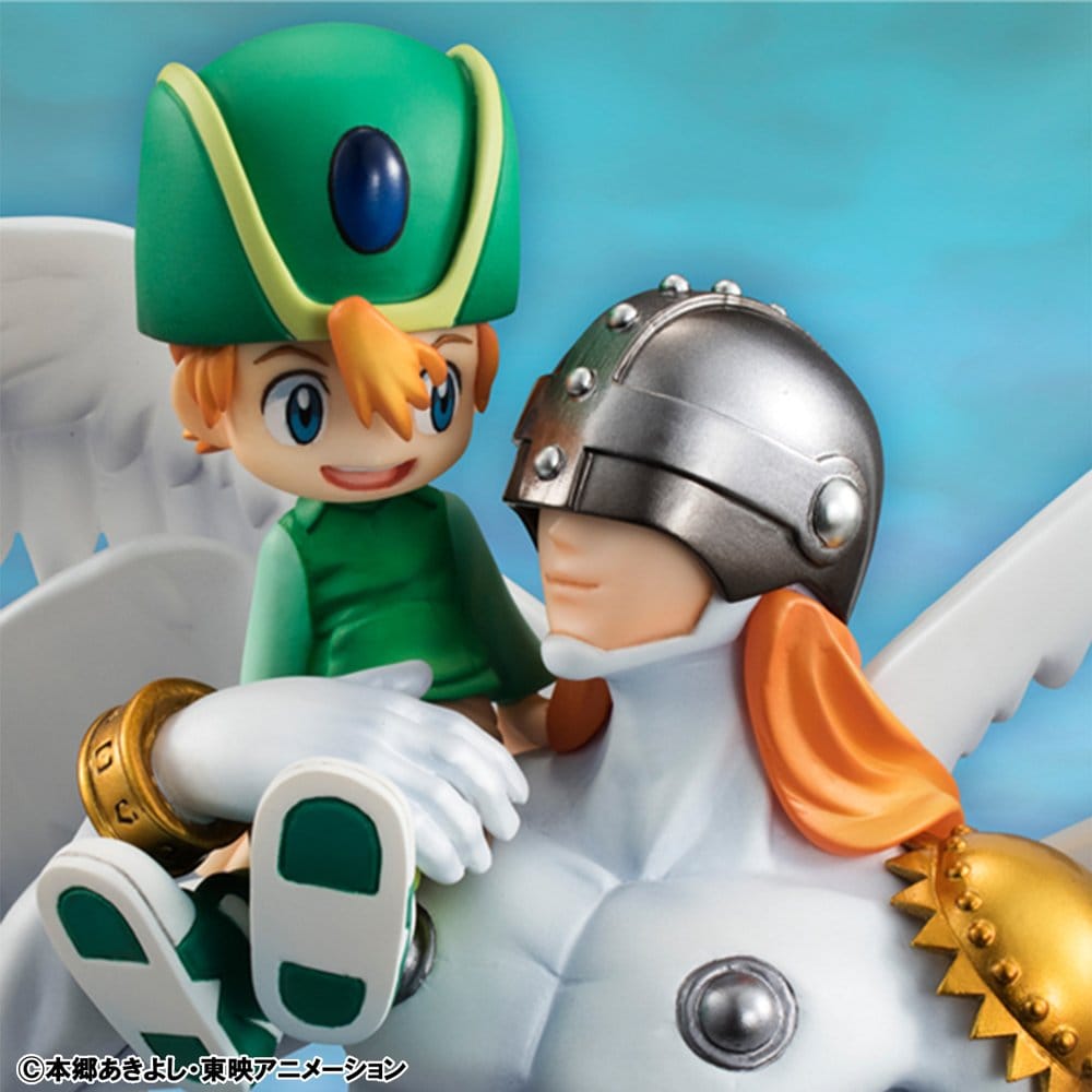 Digimon Adventure G.E.M. Series PVC-Figur Angemon & Takeru Takaishi 22 cm (Repeat) Image 2
