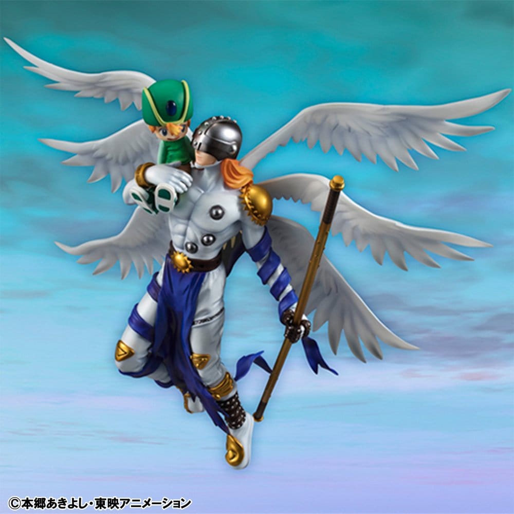 Digimon Adventure G.E.M. Series PVC-Figur Angemon & Takeru Takaishi 22 cm (Repeat) Image 4