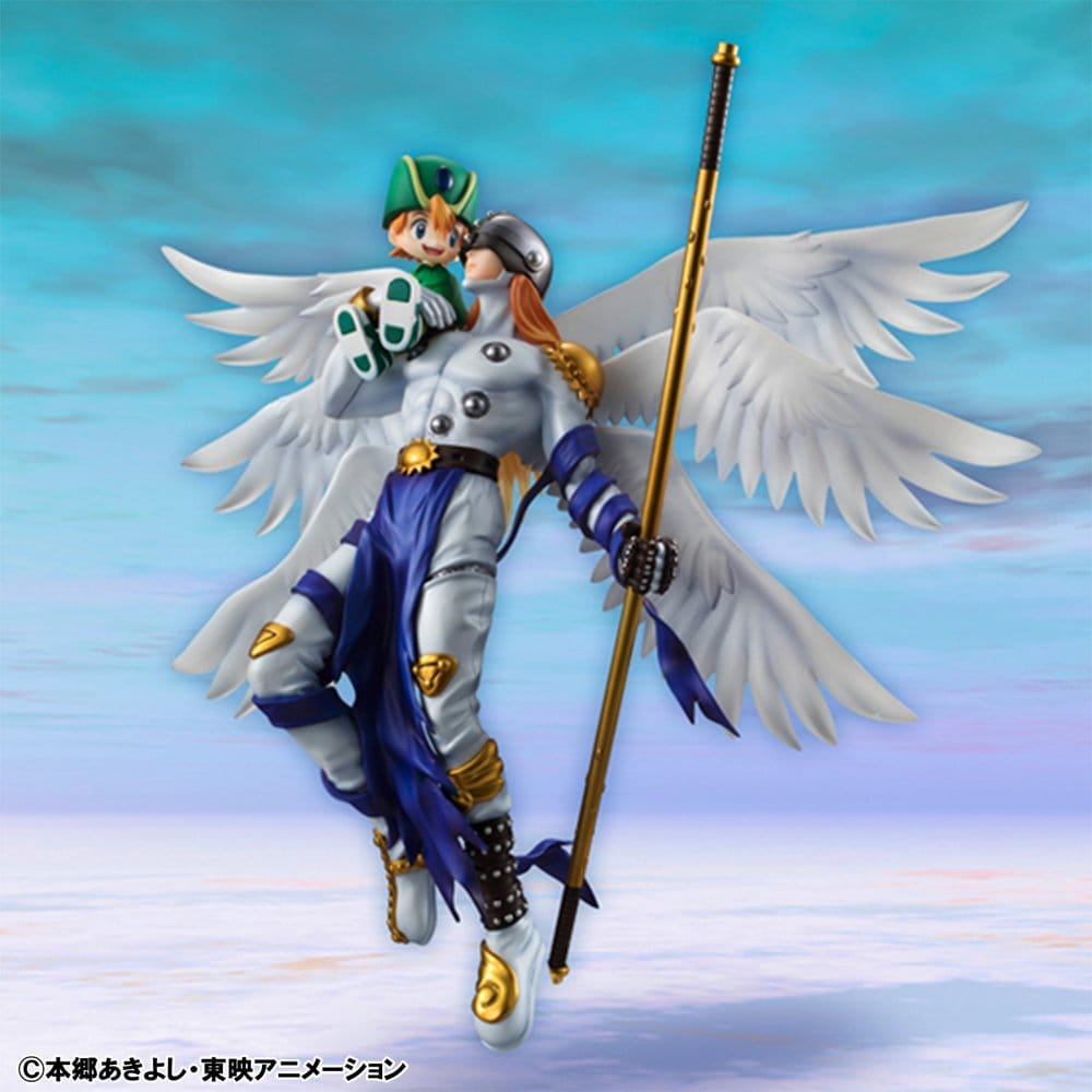 Digimon Adventure G.E.M. Series PVC-Figur Angemon & Takeru Takaishi 22 cm (Repeat) Image 1