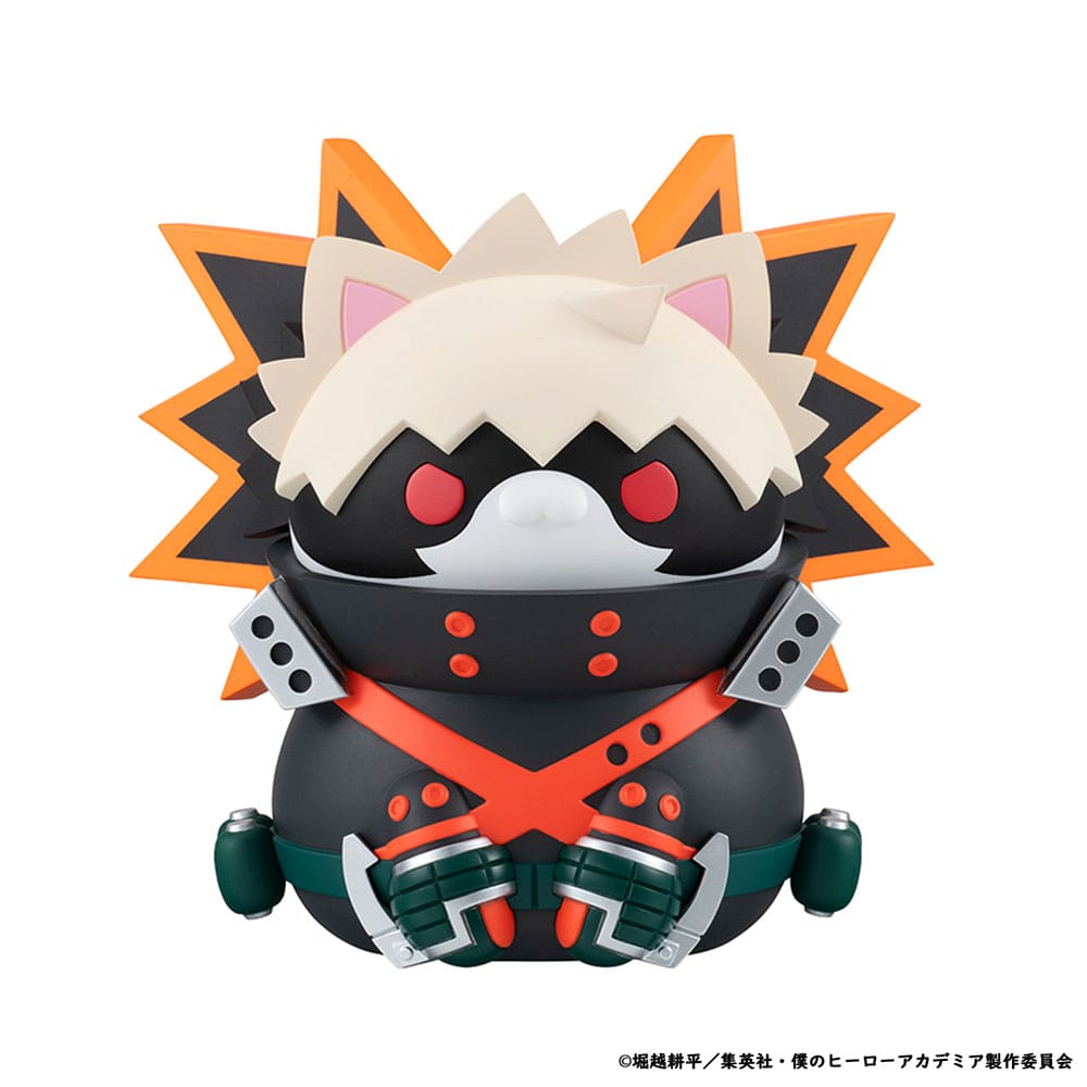 My Hero Academia Mega Cat Project Nyanto! The Big Heroaca Cats Series Sammelfiguren 3er-Pack Izuku Midoriya & Katsuki Bakugo & Shoto Todoroki 12 cm Image 3