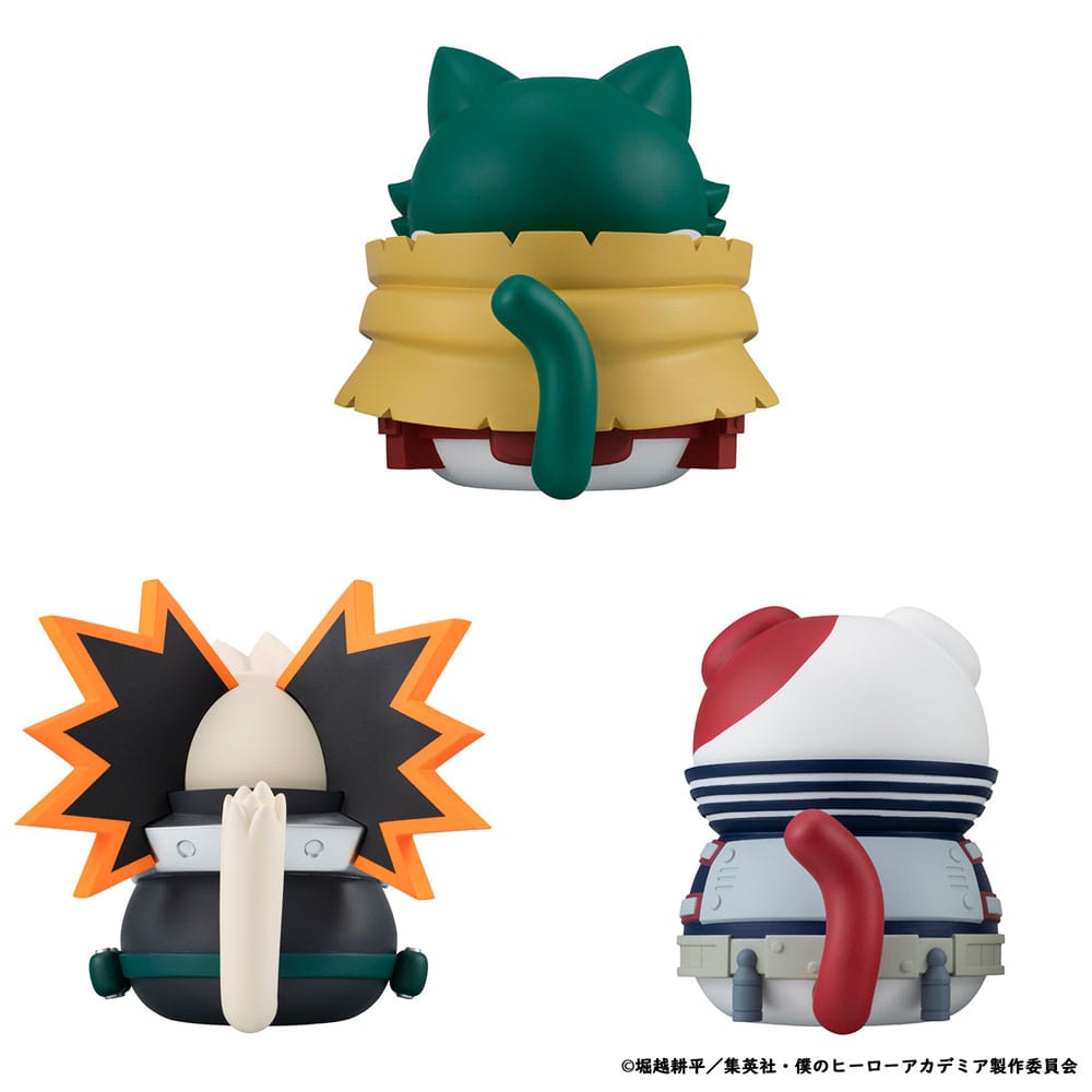 My Hero Academia Mega Cat Project Nyanto! The Big Heroaca Cats Series Sammelfiguren 3er-Pack Izuku Midoriya & Katsuki Bakugo & Shoto Todoroki 12 cm Image 8