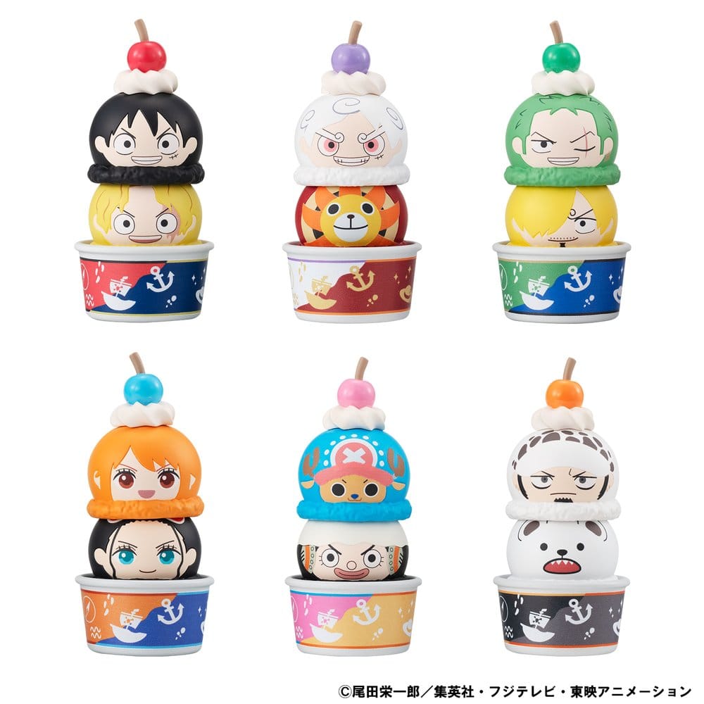 One Piece Tsumichen Stack up & Change Sammelfiguren 8 cm Sortiment (6) Image 1