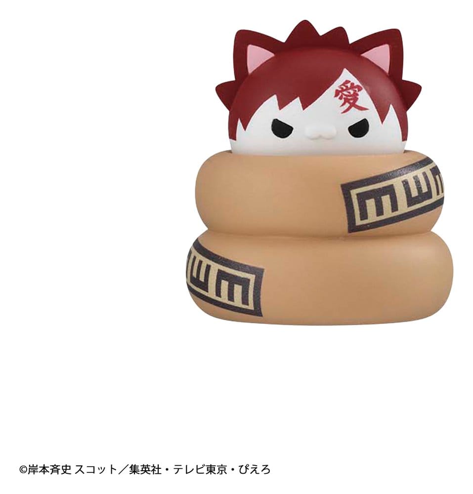 Naruto Mega Cat Project Minifiguren 3 cm Nyaruto! Cats of Konoha Village Reboot Blind Box Display (8) (Repeat) Image 8