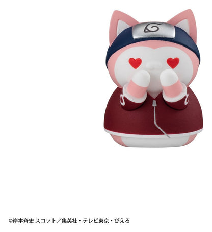 Naruto Mega Cat Project Minifiguren 3 cm Nyaruto! Cats of Konoha Village Reboot Blind Box Display (8) (Repeat) Image 9