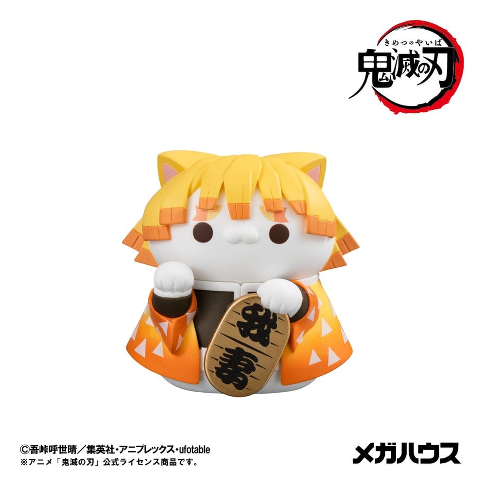 Demon Slayer: Kimetsu no Yaiba Mega Cat Project Sammelfiguren Fortune Cats Ver. 01 7 cm Blind Box Sortiment (8) Image 5