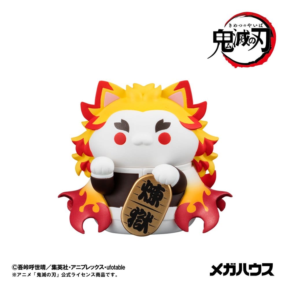 Demon Slayer: Kimetsu no Yaiba Mega Cat Project Sammelfiguren Fortune Cats Ver. 01 7 cm Blind Box Sortiment (8) Image 7
