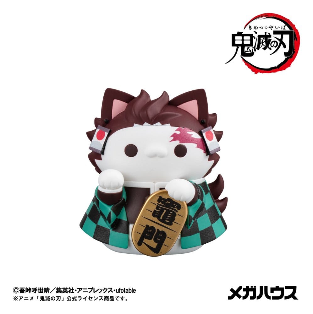 Demon Slayer: Kimetsu no Yaiba Mega Cat Project Sammelfiguren Fortune Cats Ver. 01 7 cm Blind Box Sortiment (8) Image 8