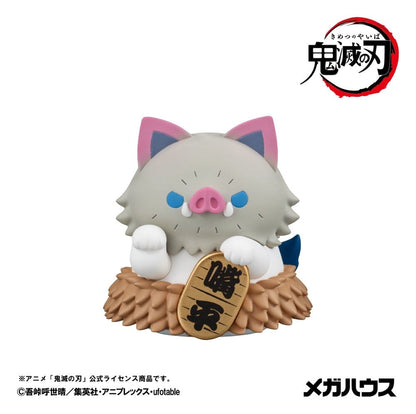 Demon Slayer: Kimetsu no Yaiba Mega Cat Project Minifiguren 6 cm Demon Slayer Fortune Cats ver. 02 Blind Box Display (8) (Repeat) Image 3