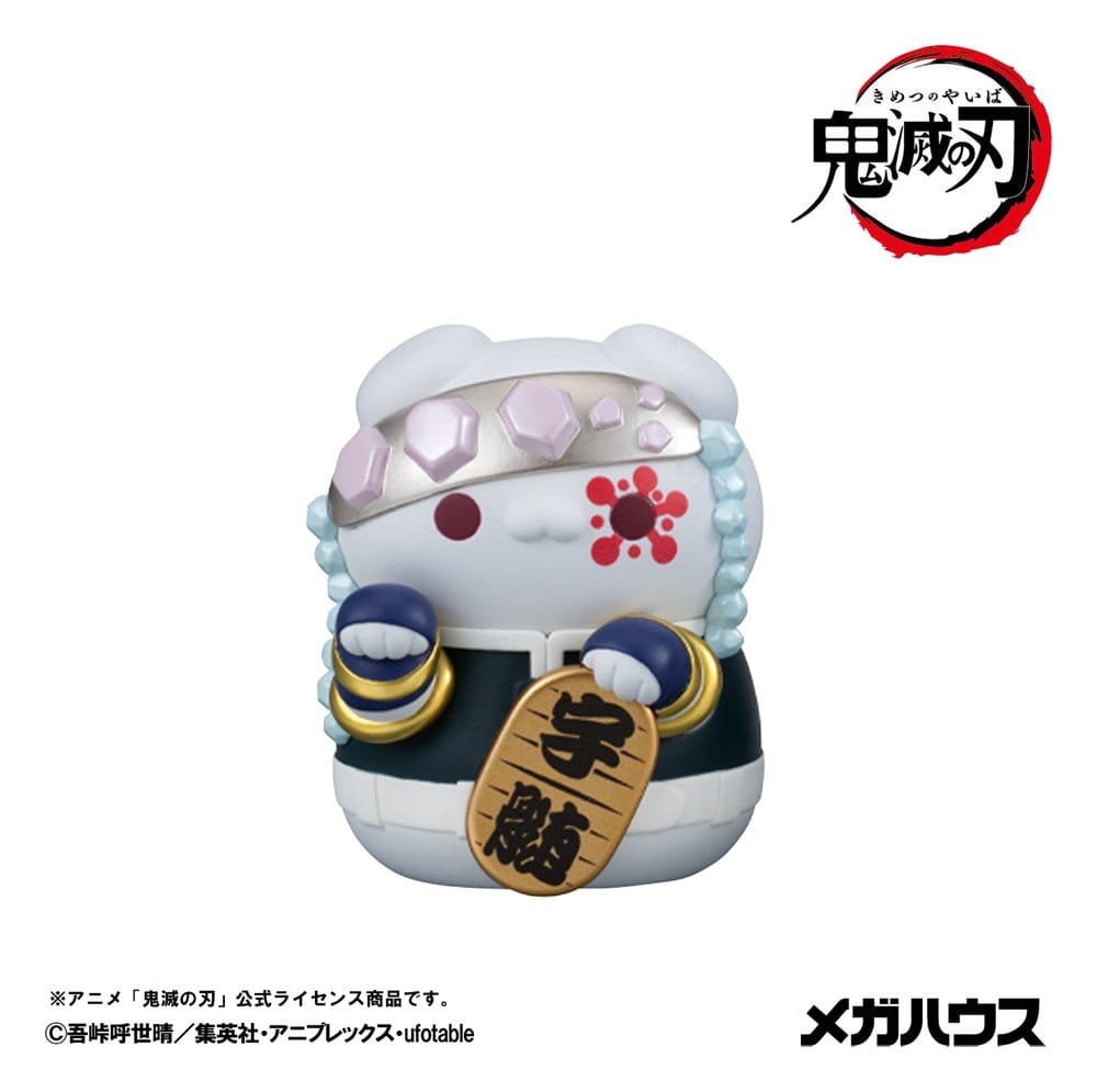 Demon Slayer: Kimetsu no Yaiba Mega Cat Project Minifiguren 6 cm Demon Slayer Fortune Cats ver. 02 Blind Box Display (8) (Repeat) Image 5