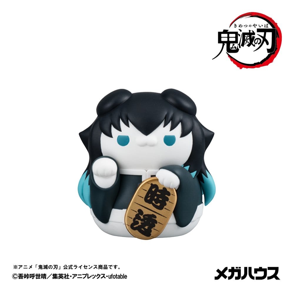 Demon Slayer: Kimetsu no Yaiba Mega Cat Project Minifiguren 6 cm Demon Slayer Fortune Cats ver. 02 Blind Box Display (8) (Repeat) Image 6