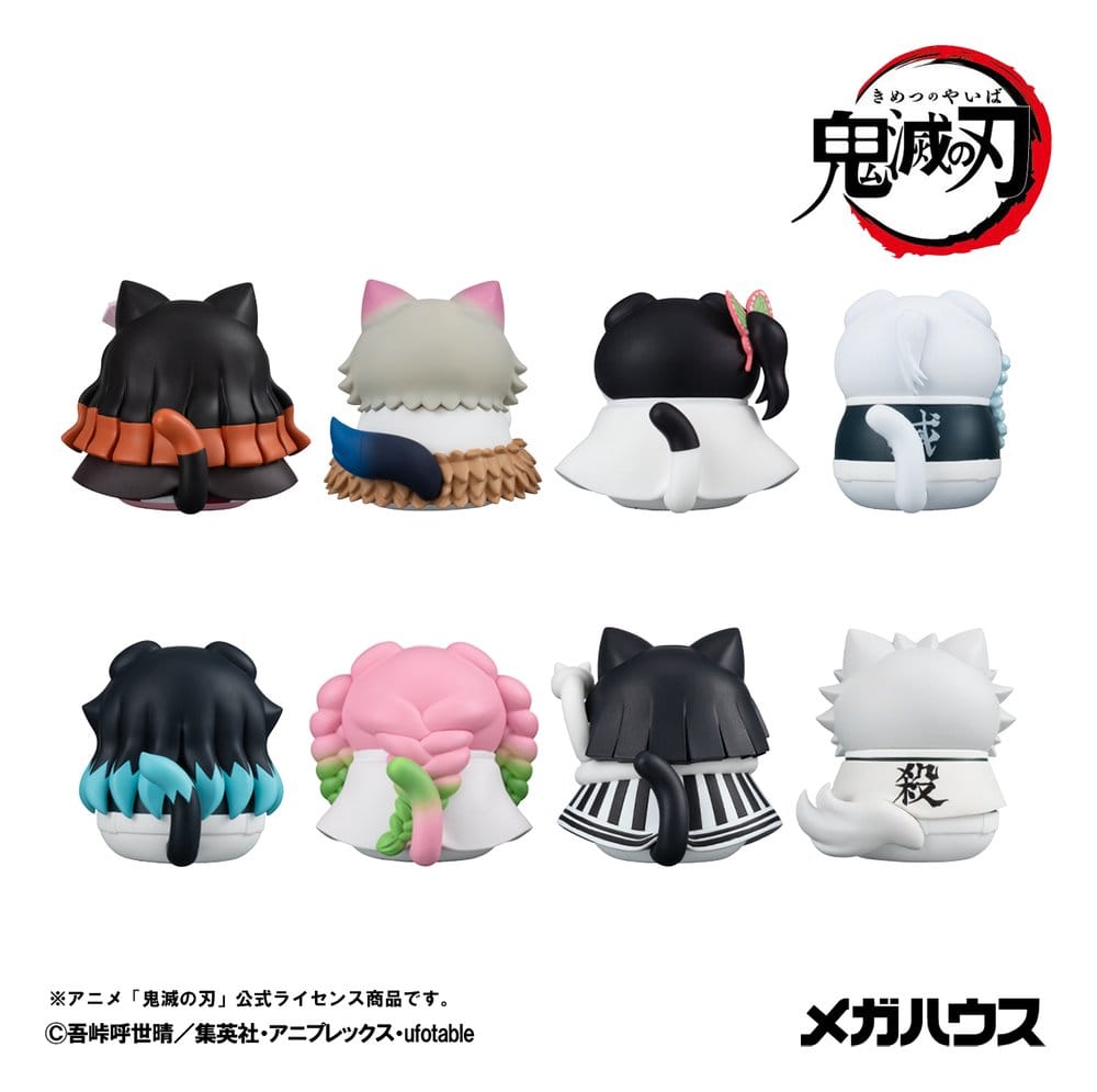 Demon Slayer: Kimetsu no Yaiba Mega Cat Project Minifiguren 6 cm Demon Slayer Fortune Cats ver. 02 Blind Box Display (8) (Repeat) Image 11