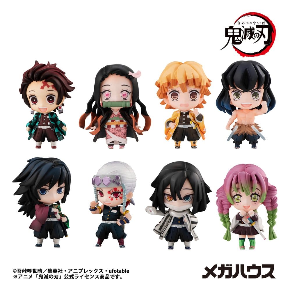 Demon Slayer Kimetsu no Yaiba Sammelfiguren Tanjiro & Friends 5 cm Sortiment (8) Image 1