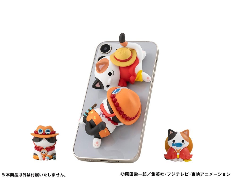 One Piece Mega Cat Project Sammelfiguren Egghead NyanPieceNyan! Stickie! 3 cm Sortiment (8) Image 13