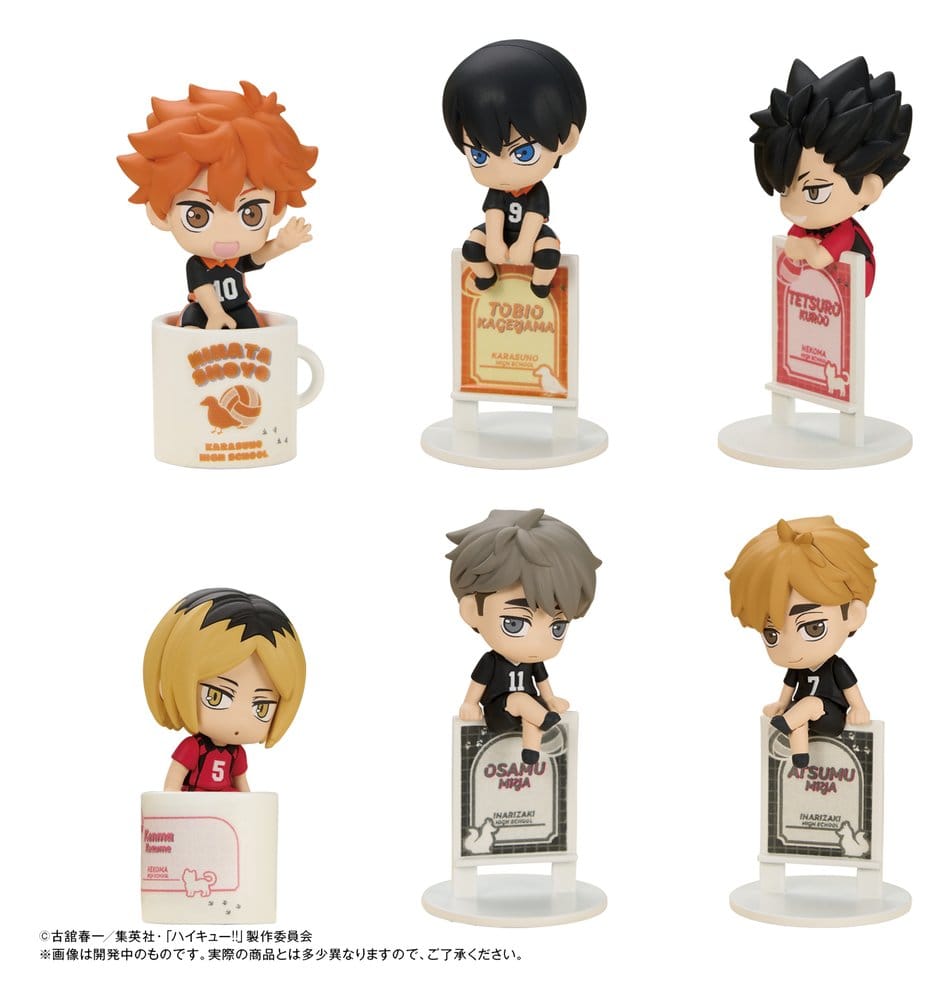 Haikyu!! Ochatomo Series Sammelfiguren 4 cm Blind Box Sortiment (6) Image 1