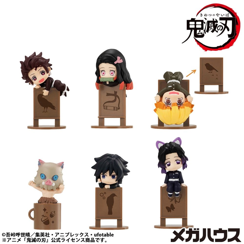 Demon Slayer Kimetsu no Yaiba Ochatomo Series Sammelfiguren 4 cm Sortiment (6) Image 1