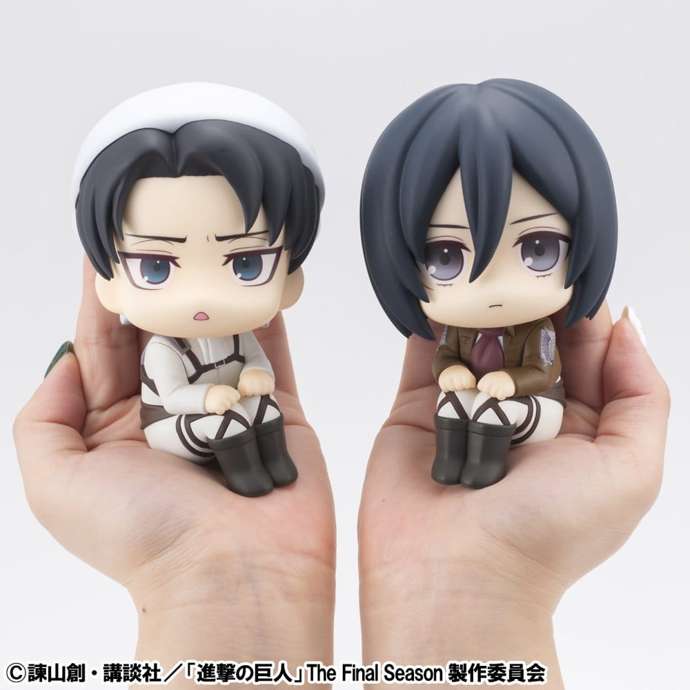 Attack on Titan Look Up PVC Statuen Levi Cleaning up Ver. & Mikasa Ackerman (with gift) 11 cm Image 16