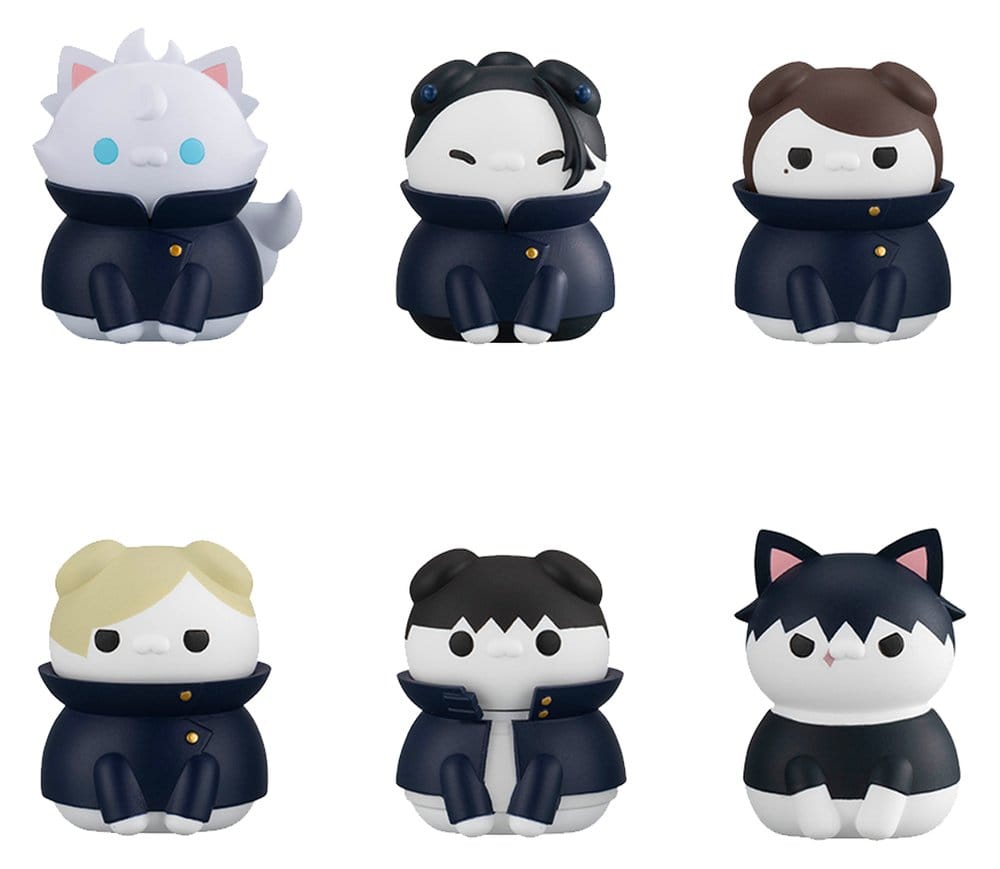 Jujutsu Kaisen Mega Cat Project Jujutsu Cats Hidden Inventory/Premature Death Ver. Minifiguren 3 cm Blind Box Display (8) (Repeat) Image 1