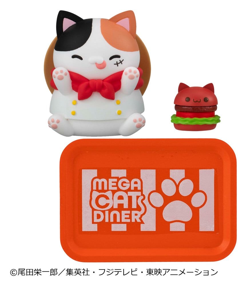 One Piece Mega Cat Project Minifiguren NyanPieceNyan! Diner! 3 cm Blind Box Display (6) Image 2