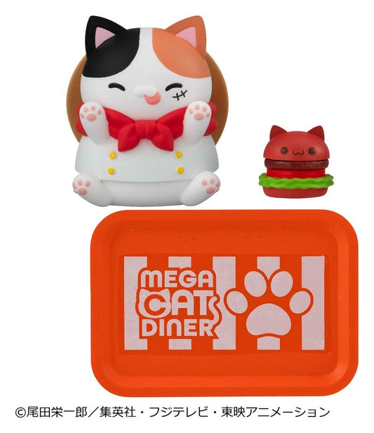 One Piece Mega Cat Project Minifiguren NyanPieceNyan! Diner! 3 cm Blind Box Display (6) Image 2