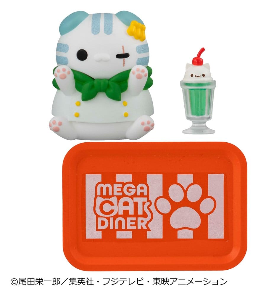 One Piece Mega Cat Project Minifiguren NyanPieceNyan! Diner! 3 cm Blind Box Display (6) Image 3