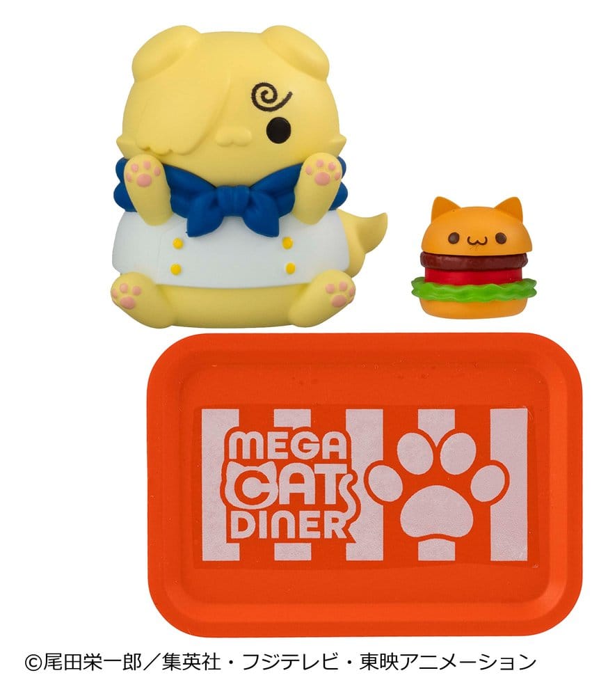 One Piece Mega Cat Project Minifiguren NyanPieceNyan! Diner! 3 cm Blind Box Display (6) Image 5