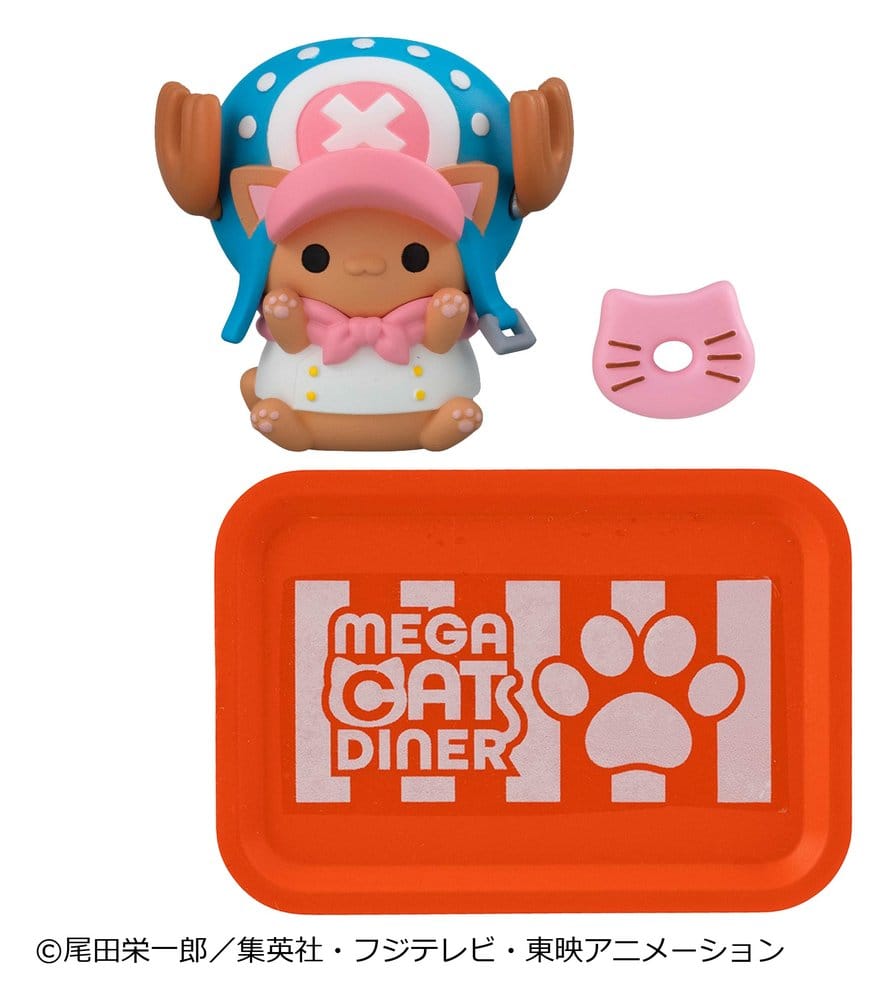 One Piece Mega Cat Project Minifiguren NyanPieceNyan! Diner! 3 cm Blind Box Display (6) Image 6