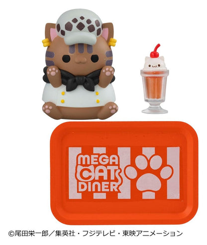 One Piece Mega Cat Project Minifiguren NyanPieceNyan! Diner! 3 cm Blind Box Display (6) Image 7