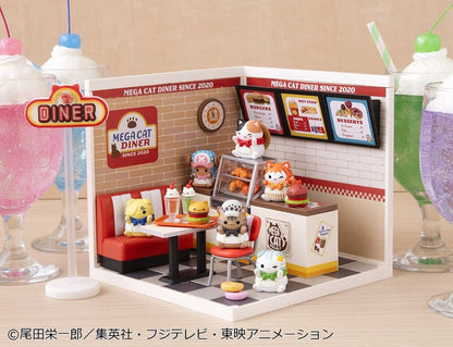 One Piece Mega Cat Project Minifiguren NyanPieceNyan! Diner! 3 cm Blind Box Display (6) Image 8