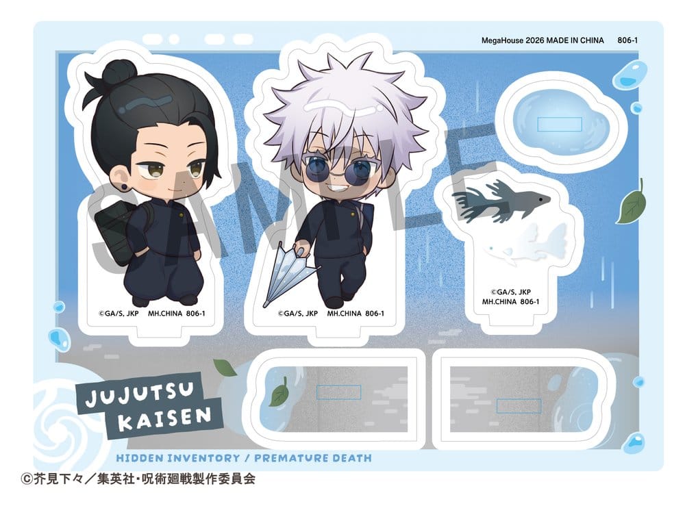 Jujutsu Kaisen Buddycolle Acrylaufsteller 5th Anniversary A Suguru Geto & Satoru Gojo (Hidden Inventory/Premature Death Ver.) 10 cm Image 1