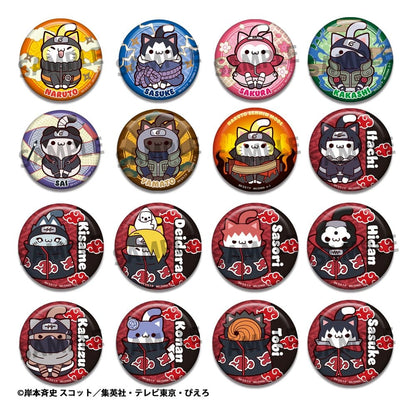 Naruto Shippuden Mega Cat Project Nyaruto! Metall Ansteck-Buttons Collection 2 6 cm Blind Box Sortiment (16) Image 1