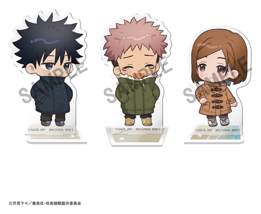 Jujutsu Kaisen Buddycolle Acrylaufsteller 5th Anniversary C Megumi Fushiguro, Yuji Itadori & Nobara Kugisaki 10 cm Image 2