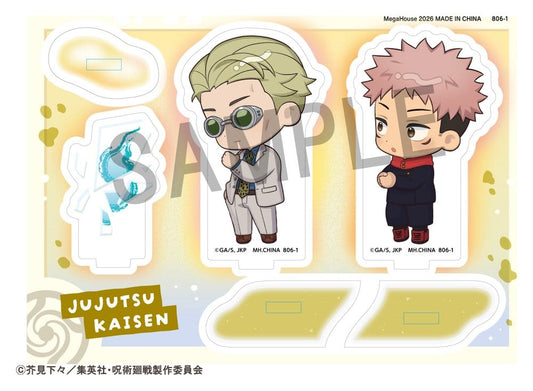 Jujutsu Kaisen Buddycolle Acrylaufsteller 5th Anniversary D Kento Nanami & Yuji Itadori 10 cm Image 1