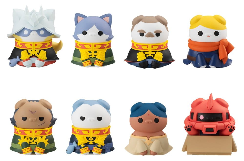 Gundam Mega Cat Project Minifiguren Nyandam We are the Principality of Zeon! Blind Box Sortiment (8) (Repeat) Image 1